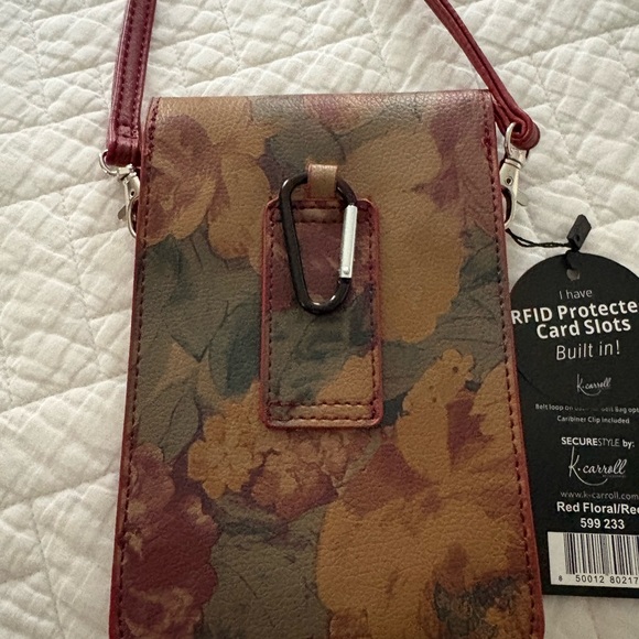 NWT K. Carroll Small Floral Crossbody Bag - Picture 3 of 8